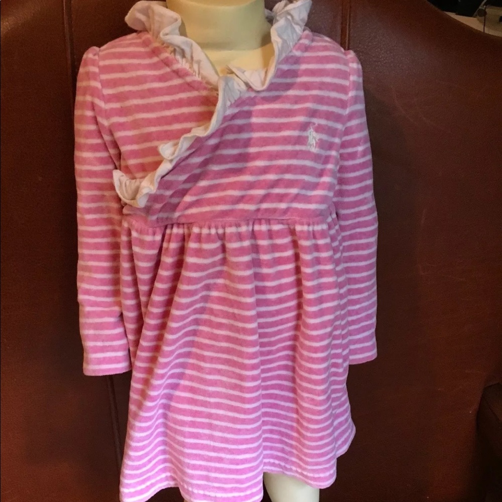 Ralph Lauren velour dress  size 12mo